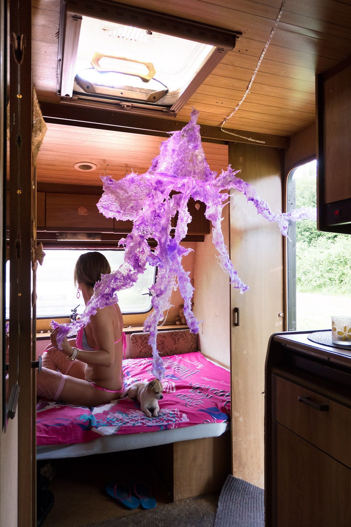 Bioism. Installation in a camper